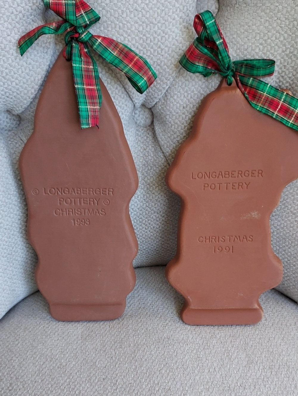 VINTAGE Longaberger St. Nick (1993) & Kriss Kringle (1991) Candy/Cookie Molds - Picture 8 of 14